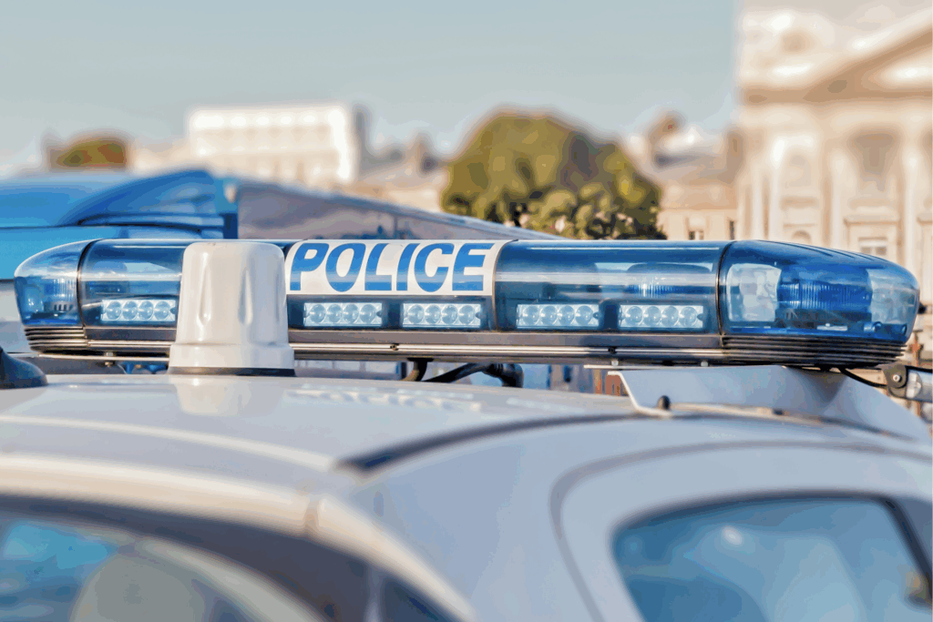 Policja, szkoda, zagraniczny sprawca wypadku Patrona